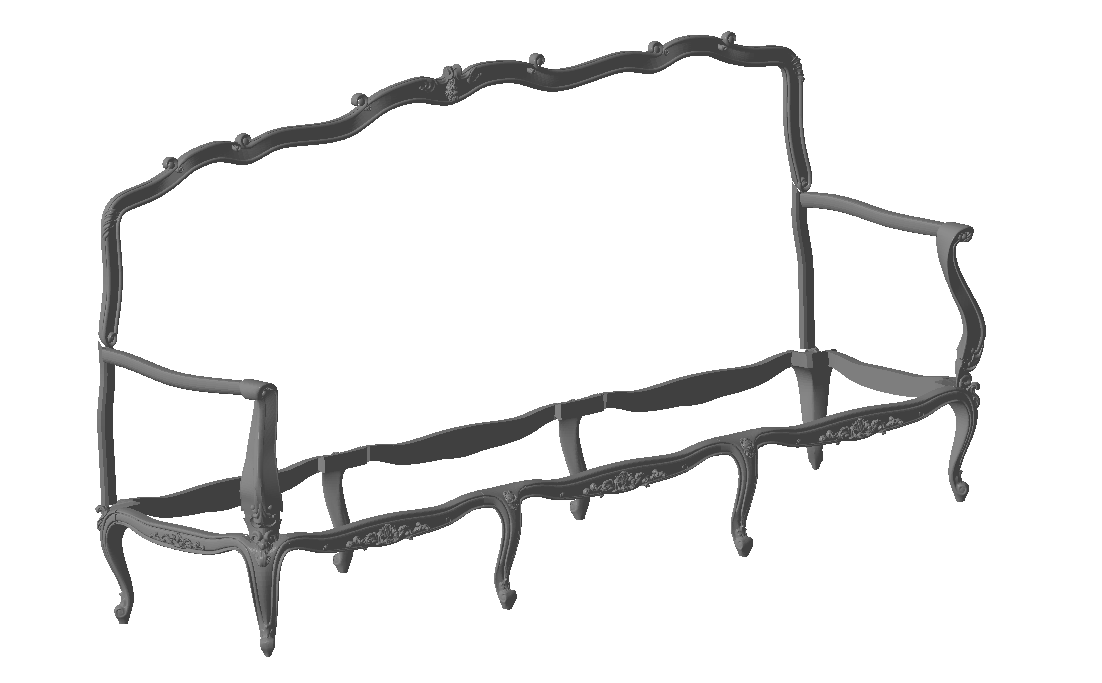 سی ان سی مدل - طرح سه بعدی مبل ۳ طرح سه بعدی مبل ۳