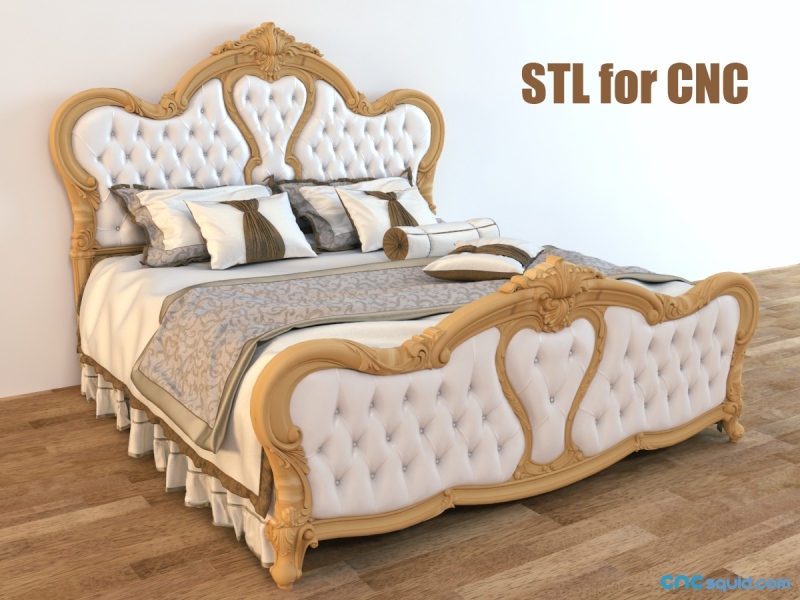 سی ان سی مدل - طرح سه بعدی CNC تخت طرح سی ان سی تخت ۷-طرح تخت چوب