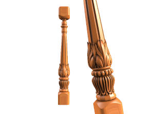 طرح سه بعدی نرده چوبی-مدل منبت نرده چوبی-طرح سه بعدی نرده سنگی